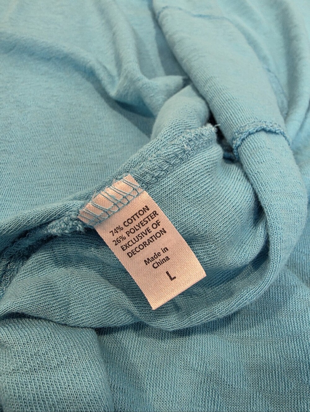 Stan Herman Turquoise Full Zip Terry Cloth Robe Cover-Up Large - Picture 10 of 10